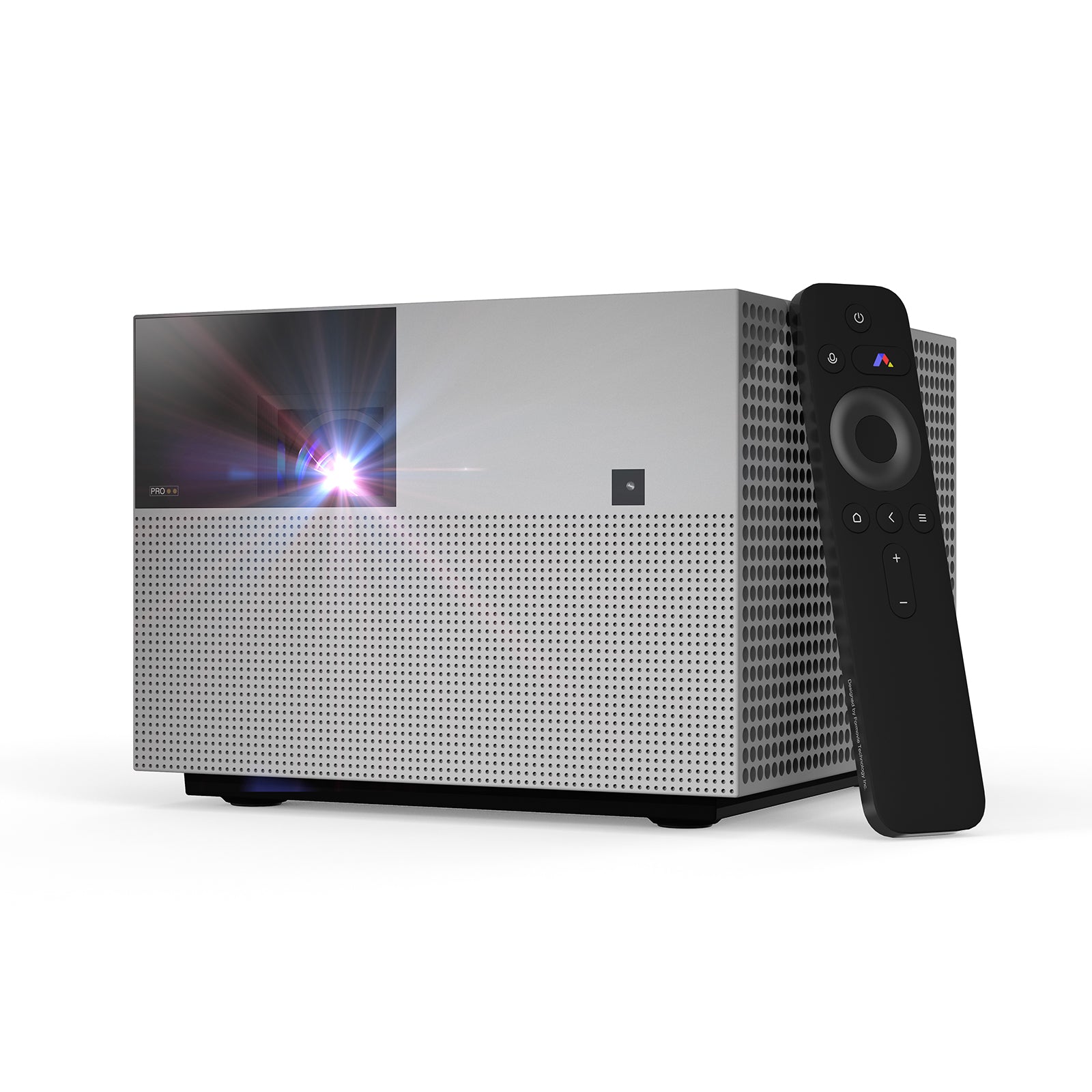 Wemax Vogue Pro Native 1080P 4-Channel LED Home Theater Projector w/120-inch Stand Screen
